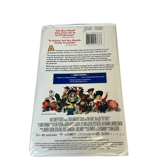 Toy Story VHS Disney Pixar Classic Kids Movie Nostalgic - Picture 3 of 11